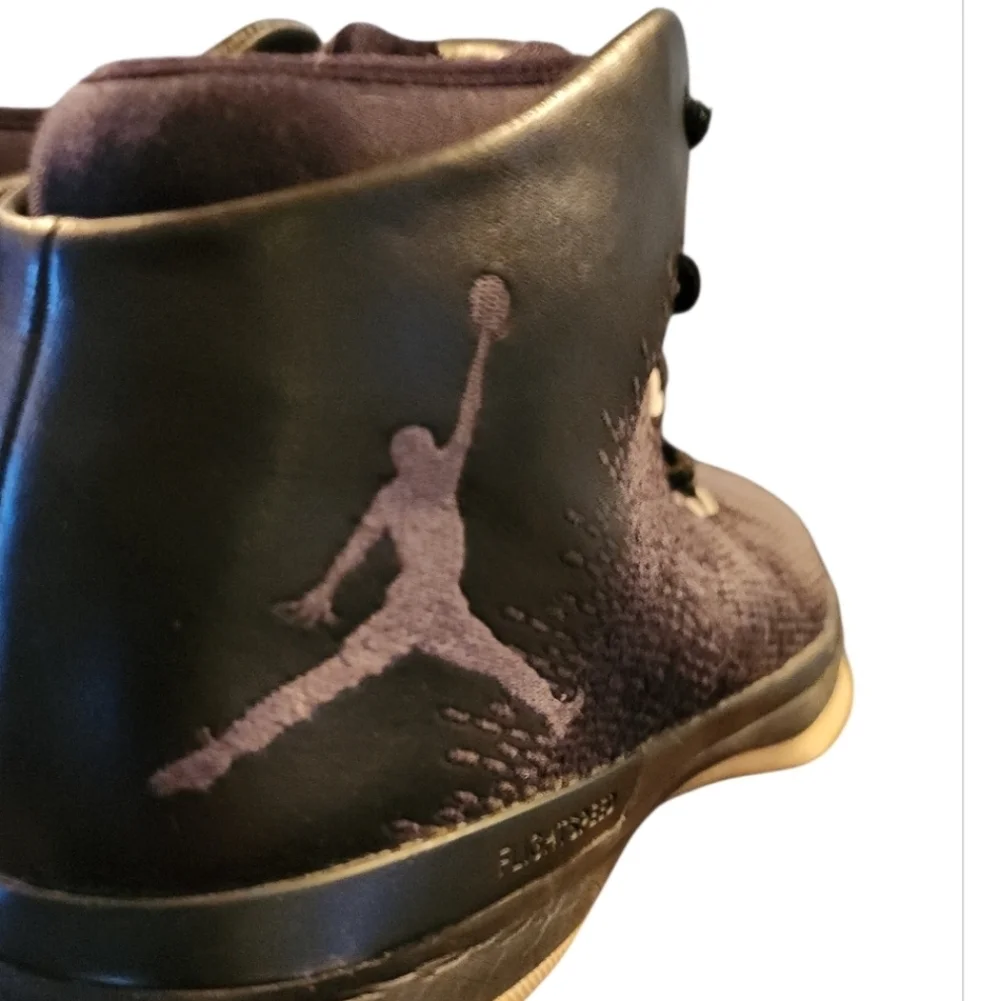 Nike Air Jordan 31 XXXi Black Cat Black/White 845037-010 Retro Sneakers Mens 9.5